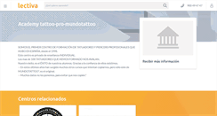 Desktop Screenshot of academy-tattoo-pro.lectiva.com