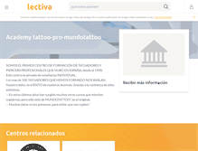 Tablet Screenshot of academy-tattoo-pro.lectiva.com