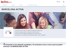 Tablet Screenshot of barcelona-activa.lectiva.com