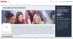 Desktop Screenshot of international-home-student.lectiva.com