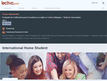 Tablet Screenshot of international-home-student.lectiva.com