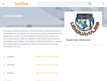 Tablet Screenshot of lenguaviajes.lectiva.com