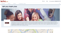 Desktop Screenshot of implika-pamplona.lectiva.com