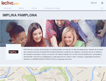Tablet Screenshot of implika-pamplona.lectiva.com