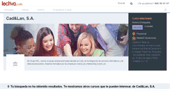 Desktop Screenshot of cadlan-sa.lectiva.com