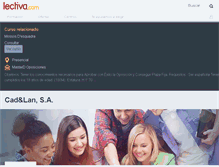 Tablet Screenshot of cadlan-sa.lectiva.com