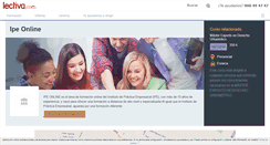 Desktop Screenshot of ipe-online.lectiva.com