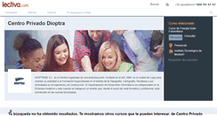 Desktop Screenshot of centro-privado-dioptra.lectiva.com