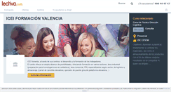 Desktop Screenshot of icei-formacion-valencia.lectiva.com