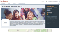 Desktop Screenshot of fundesem.lectiva.com