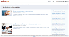 Desktop Screenshot of noticias.lectiva.com