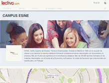 Tablet Screenshot of campus-esine.lectiva.com