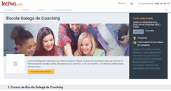 Desktop Screenshot of escola-galega-de-coaching.lectiva.com