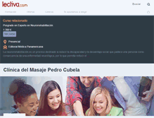 Tablet Screenshot of clinica-del-masaje-pedro-cubela.lectiva.com