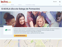 Tablet Screenshot of e-scola.lectiva.com