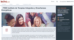 Desktop Screenshot of itiee-instituto-de-terapias-integrales-y-ensenanzas-energeticas.lectiva.com