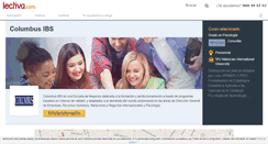 Desktop Screenshot of columbus-ibs.lectiva.com