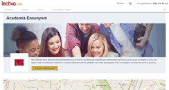 Desktop Screenshot of academia-ensenyem.lectiva.com