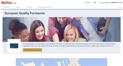 Desktop Screenshot of european-quality-formation.lectiva.com