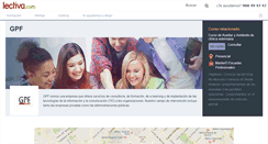 Desktop Screenshot of gpf.lectiva.com