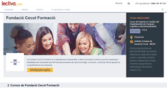 Desktop Screenshot of cecot-formacio1.lectiva.com