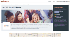 Desktop Screenshot of instituto-inveralfa.lectiva.com
