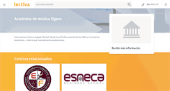 Desktop Screenshot of academia-de-musica-figaro.lectiva.com