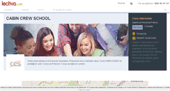 Desktop Screenshot of cabin-crew.lectiva.com