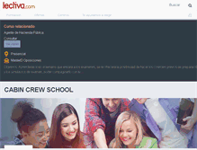 Tablet Screenshot of cabin-crew.lectiva.com