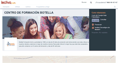 Desktop Screenshot of centro-de-formacion-botella.lectiva.com