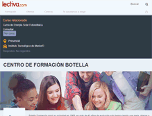 Tablet Screenshot of centro-de-formacion-botella.lectiva.com