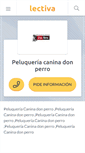 Mobile Screenshot of peluqueria-canina-don-perro.lectiva.com