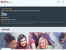 Tablet Screenshot of cavida.lectiva.com