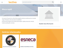 Tablet Screenshot of meca-rapid-1.lectiva.com