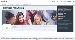 Desktop Screenshot of cibernos-formacion.lectiva.com