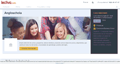 Desktop Screenshot of angloschola.lectiva.com