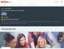 Tablet Screenshot of formacion-iris.lectiva.com