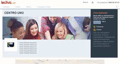 Desktop Screenshot of centro-uno.lectiva.com