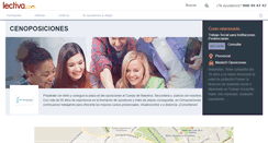 Desktop Screenshot of cenoposiciones.lectiva.com