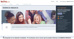 Desktop Screenshot of esencia-magica.lectiva.com