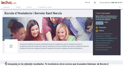 Desktop Screenshot of escola-dhostaleria-i-serveis-sant-narcis.lectiva.com