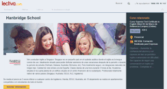 Desktop Screenshot of hanbridge-school.lectiva.com