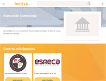Tablet Screenshot of lasexologia.lectiva.com