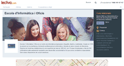 Desktop Screenshot of escola-informatica-i-oficis.lectiva.com
