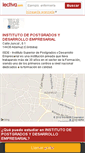 Mobile Screenshot of instituto-de-posgrados-y-desarrollo-empresarial.lectiva.com