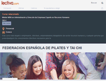 Tablet Screenshot of federacion-espanola-de-pilates-y-tai-chi.lectiva.com