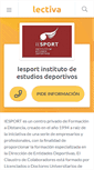 Mobile Screenshot of iesport.lectiva.com
