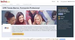 Desktop Screenshot of cpr-tomas-barros-formacion-profesional.lectiva.com