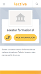 Mobile Screenshot of loestur-formacion-sl.lectiva.com