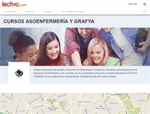 Tablet Screenshot of cursos-asoenfermeria-y-grafya.lectiva.com